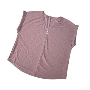 NWOT ✨ SHEIN Dusty Pink Blouse Size Large